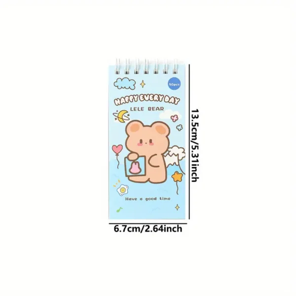 50 Sheets Cute Cartoon Bear Stickers