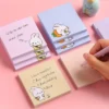 4pcs/set Rabbit Self-Adhesive Notebooks 80 Sheets
