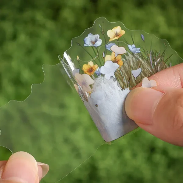 120pcs Literary and Fresh Grass Flower Sticker Pack