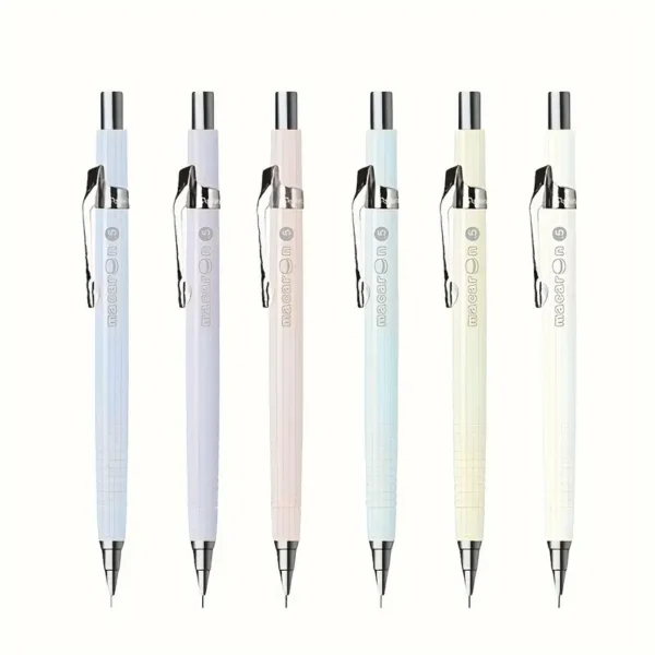 HB 0.5mm Macaron Color Mechanical Pencil Set with Extra Lead