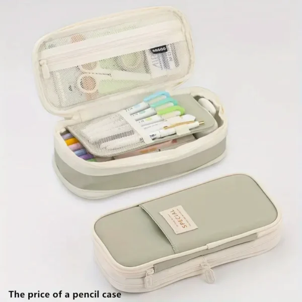 Double layer Pencil Case Large-capacity