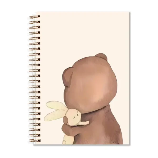 1pc Weekly Planner Cute Bear Hug JournalDaily Planner