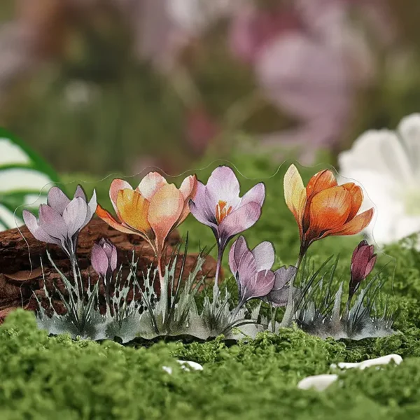 120pcs Literary and Fresh Grass Flower Sticker Pack