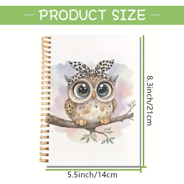 1pc Moe Xiao Qiyun Spiral Weekly Planner Notebook