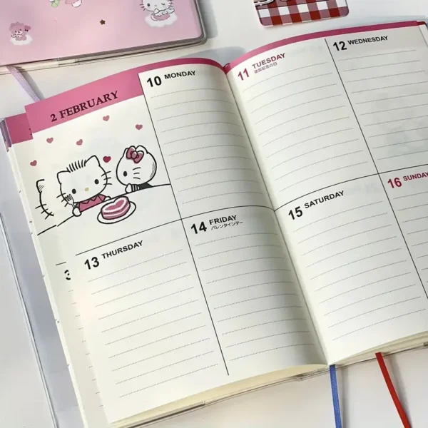 Hello Kitty Handbook Schedule Book